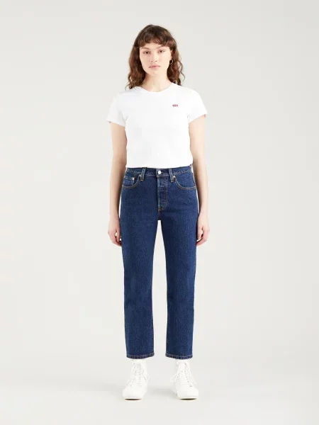 LEVI'S ® Džíny Crop tmavě modrá