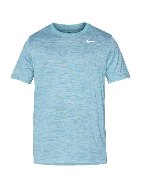 NIKE Funkcionalna majica NEW VENEER svetlo modra bela