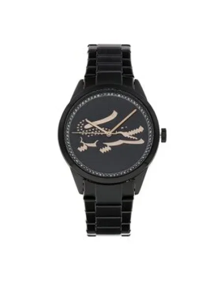 Lacoste Hodinky Ladycroc čierna