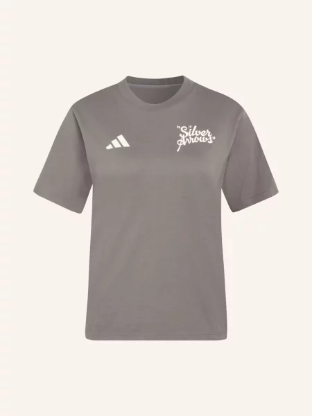 Adidas Tričko Mercedes Amg Petronas Formula 1 Team Silver Arrows tmavě šedá