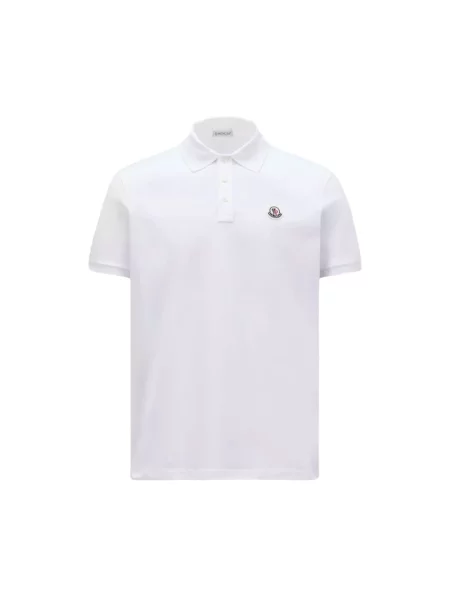 Koszulka polo Moncler biała