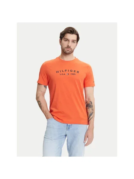 Tommy Hilfiger T-shirt Fathers Day Regular Fit narančasta