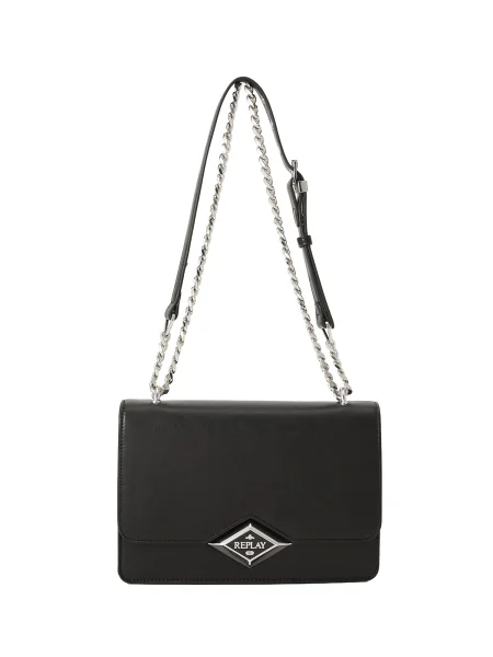 REPLAY Torba za čez ramo črna