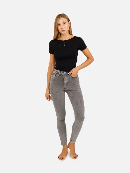 Джинси YUKI сірий