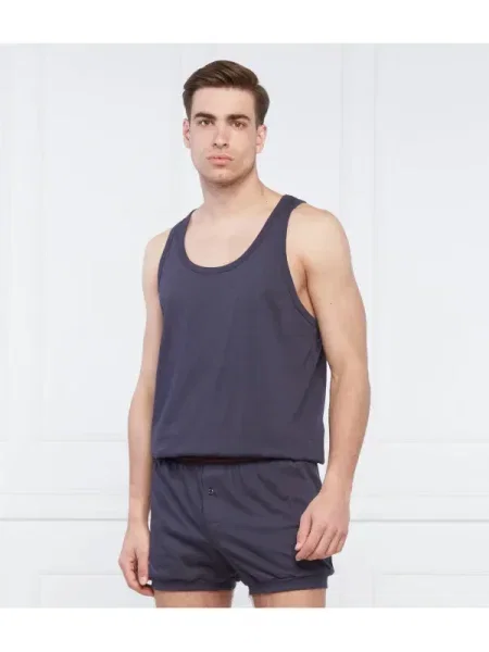 Lenvászon póló Dsquared2 kék
