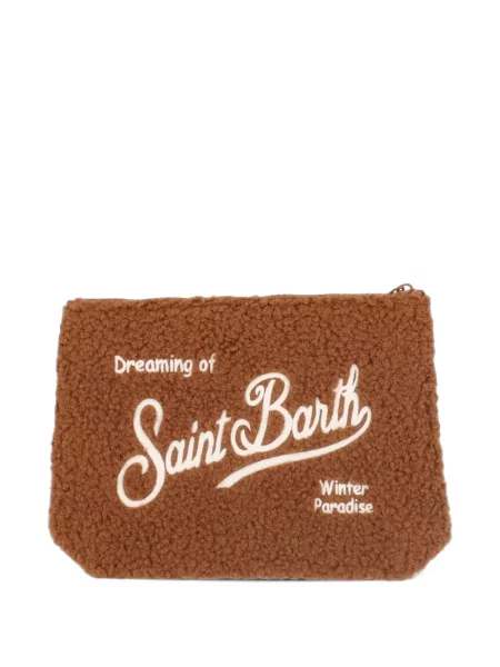 Siuvinėta delninukė Mc2 Saint Barth ruda