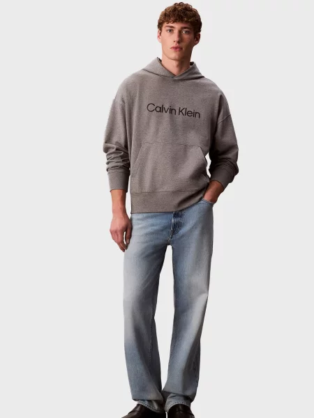 Махрова толстовка Calvin Klein сіра