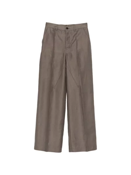 Cu centură pantaloni palazzo Rick Owens maro