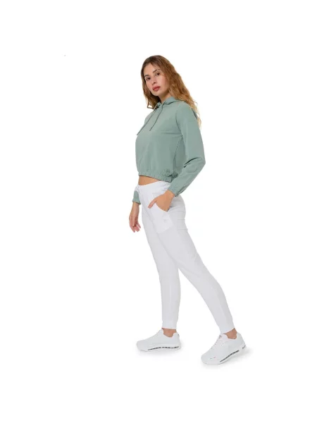 Pantaloni sport Leone 1947 alb