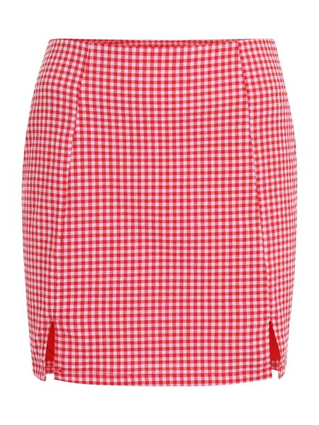 Nasty Gal Petite Szoknyák piros / fehér