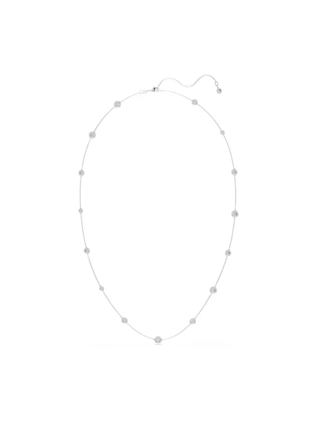 Naszyjnik Swarovski szary