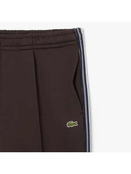 Lacoste Spodnie Dresowe Made In France brązowy