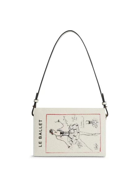Karl Lagerfeld Clutch roz pastel / roșu / negru / murdar alb