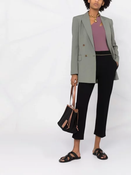 Kelnės Max Mara apkarpytas juoda