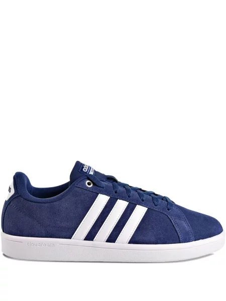 Prugaste trčanje tenisice Adidas Cloudfoam s kristalima crvena