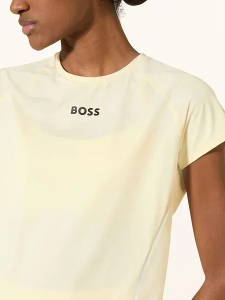 Boss Tričko Elogofit béžová