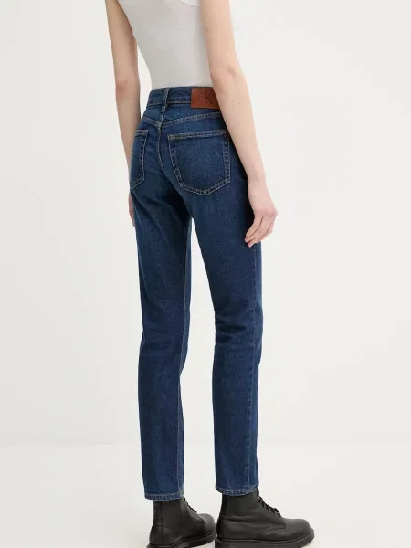 Džíny Calvin Klein Jeans tmavomodrá