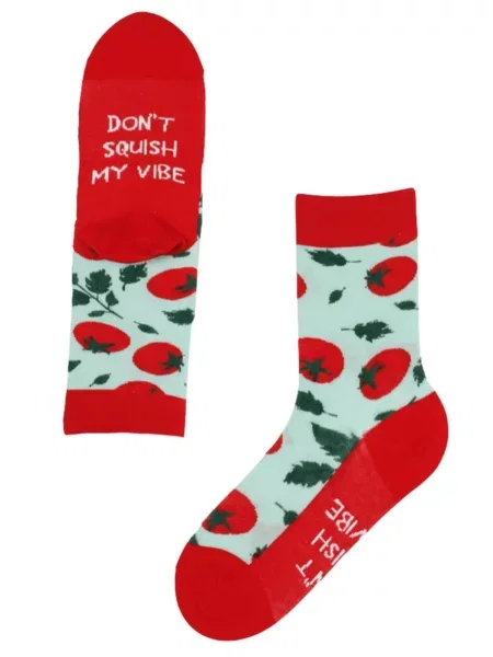 Sokisahtel Șosete TOMATOES cotton socks with a message mai multe culori