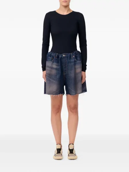 Pantaloni scurți Mm6 Maison Margiela albastru