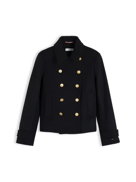 TOMMY HILFIGER Geacă de primăvară-toamnă negru