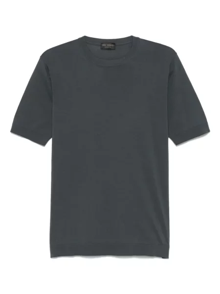 Tricou Dell'oglio tricotate gri