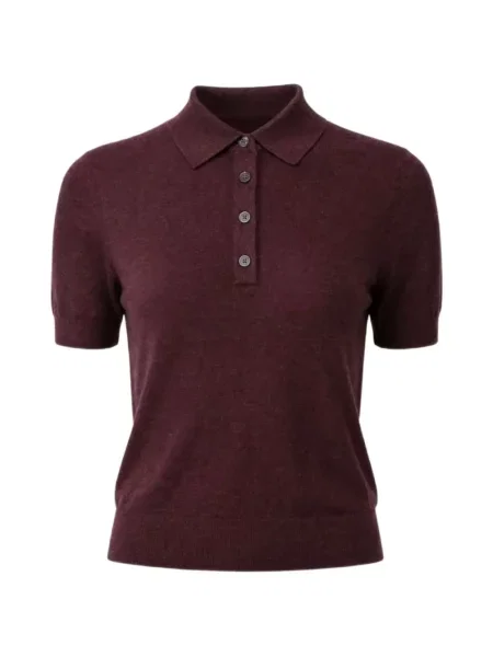 Scurt tricou polo Toccin roșu