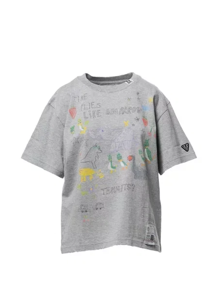 Tricou Maison Mihara Yasuhiro cu imagine gri