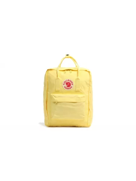 Plecak Fjällräven w miejskim stylu żółty