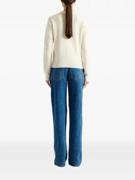 Cardigan Balmain din cașmir alb