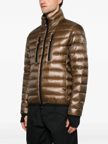Geacă Moncler Grenoble maro