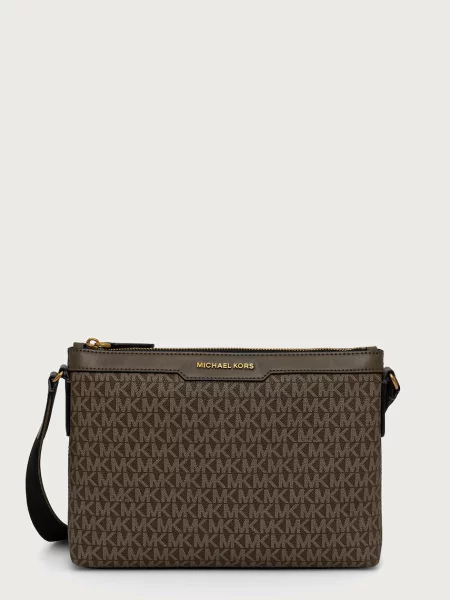 Michael Kors geantă mică pentru bărbați HUDSON verde