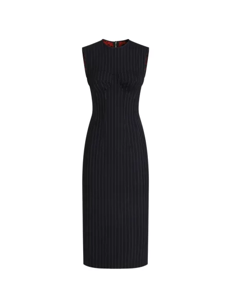 Rochie tip creion Dolce & Gabbana de lână albastru