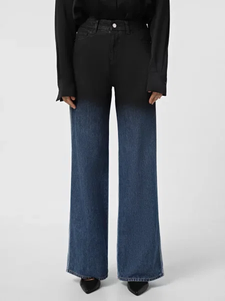 Широкі джинси Emporio Armani Sustainable синій