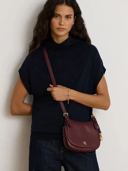 Lauren Ralph Lauren сумка-листоноша шкіряна
