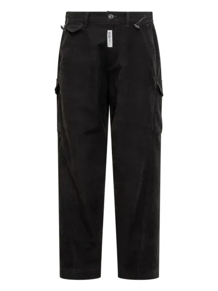 Pantaloni cargo Gcds cu buzunare cu clapetă negru