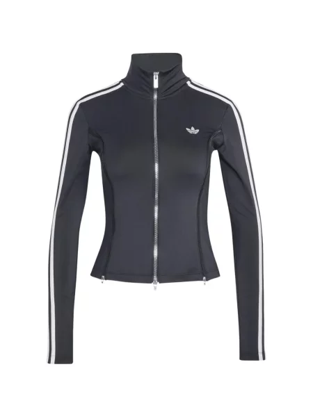 Lung hanorac Adidas tricotate alergare negru