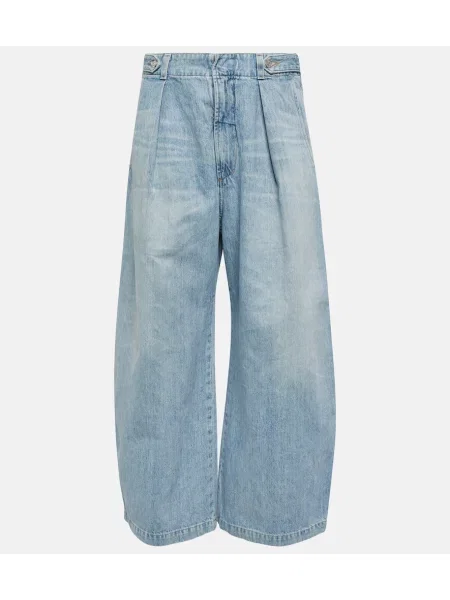 Szerokie jeansy Citizens Of Humanity niebieskie