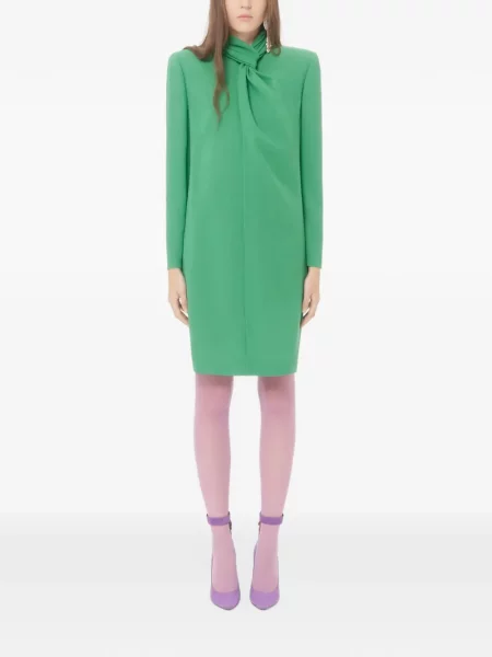 Scurt rochie Valentino Garavani de lână verde
