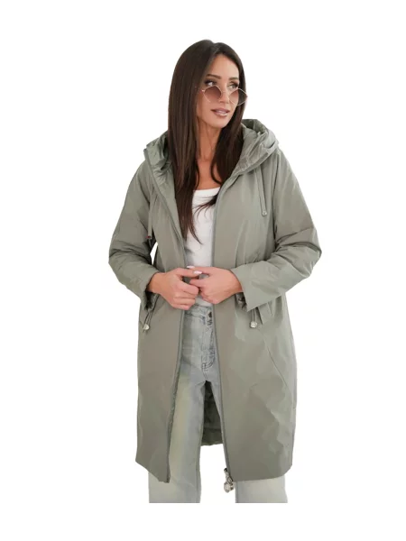 Płaszcz Pri ocieplany biały