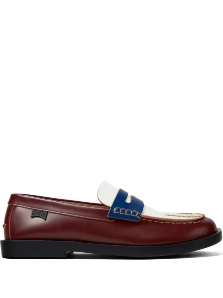 Pantofi loafer Camper din piele roșu