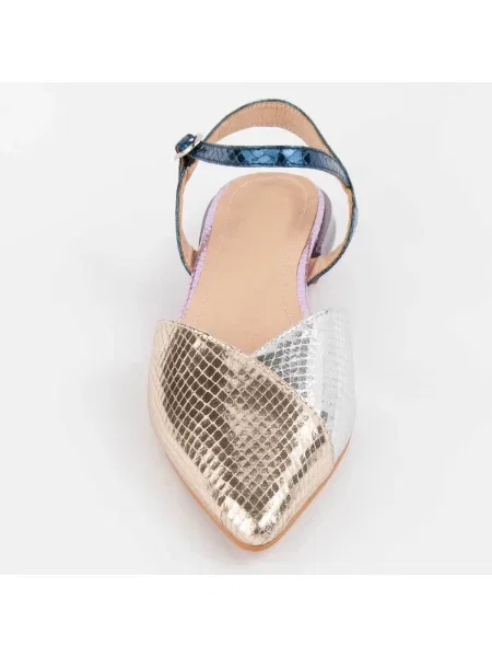 Pantofi Montevita auriu