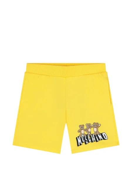 Szorty dziecięce Moschino żółte