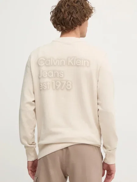 Суитчър Calvin Klein Jeans бежово