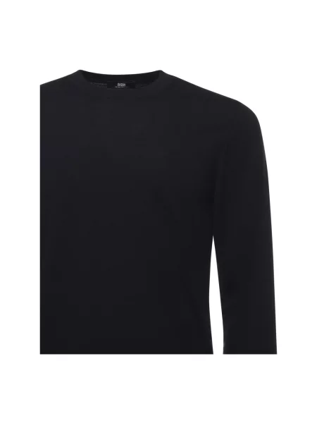 Sweter Alpha Studio wełniany czarny