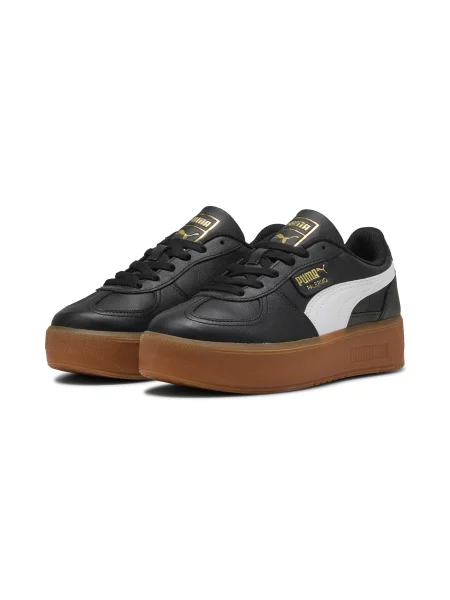 Sneakersy Palermo Elevata ze skóry czarne