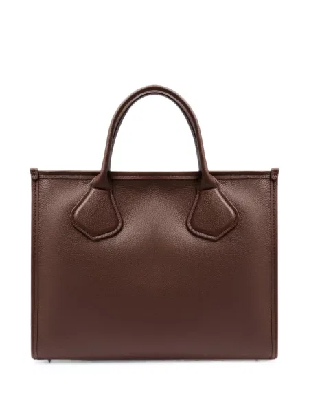 Geantă shopper Lancel din piele maro