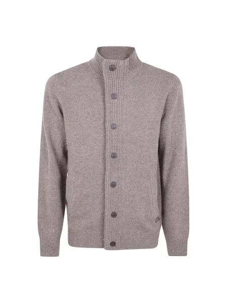 Kardigan Barbour brązowy