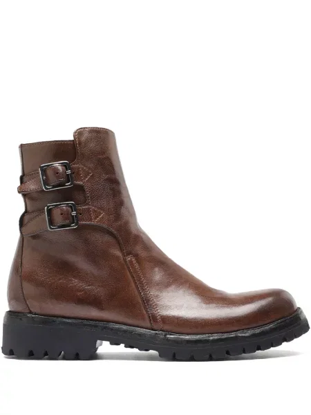Botine Officine Creative din piele maro