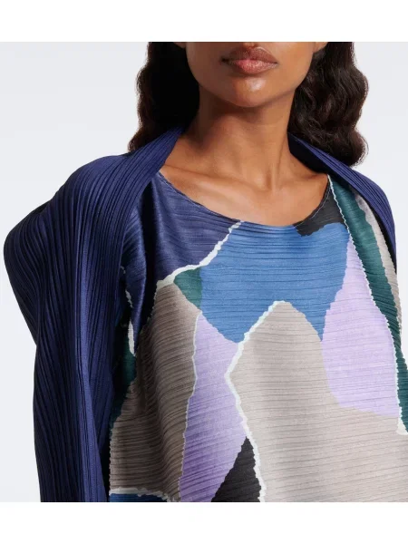 Top Pleats Please Issey Miyake cu imagine violet