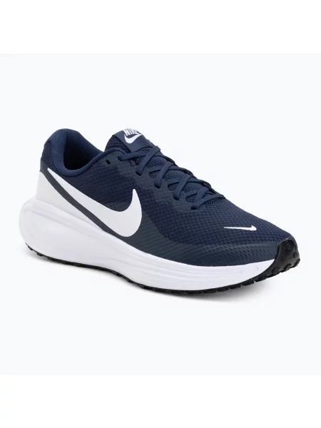 Încălțăminte de alergare pentru bărbați Nike Revolution 8 midnight navy/white/black/pure platinum alb